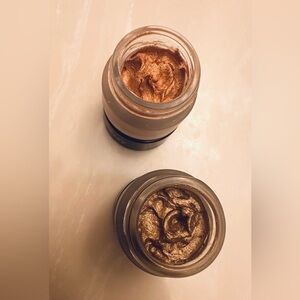 Charlotte Tilbury Eyes to Mesmerize Cream Eyeshadow in Bette and golden Eclipse